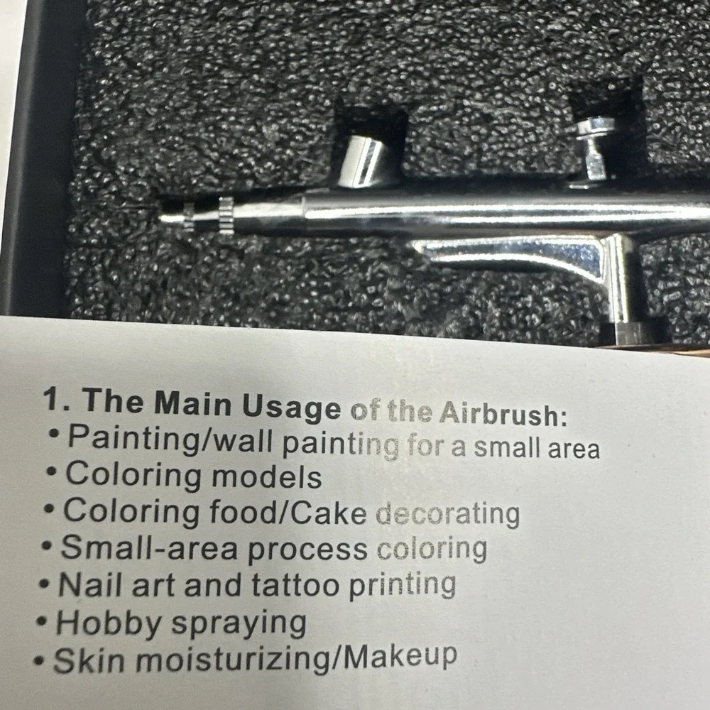 Fehrominger Professional Airbrush Kit Compressor 30Psi Rose Gold Gravity  Photos